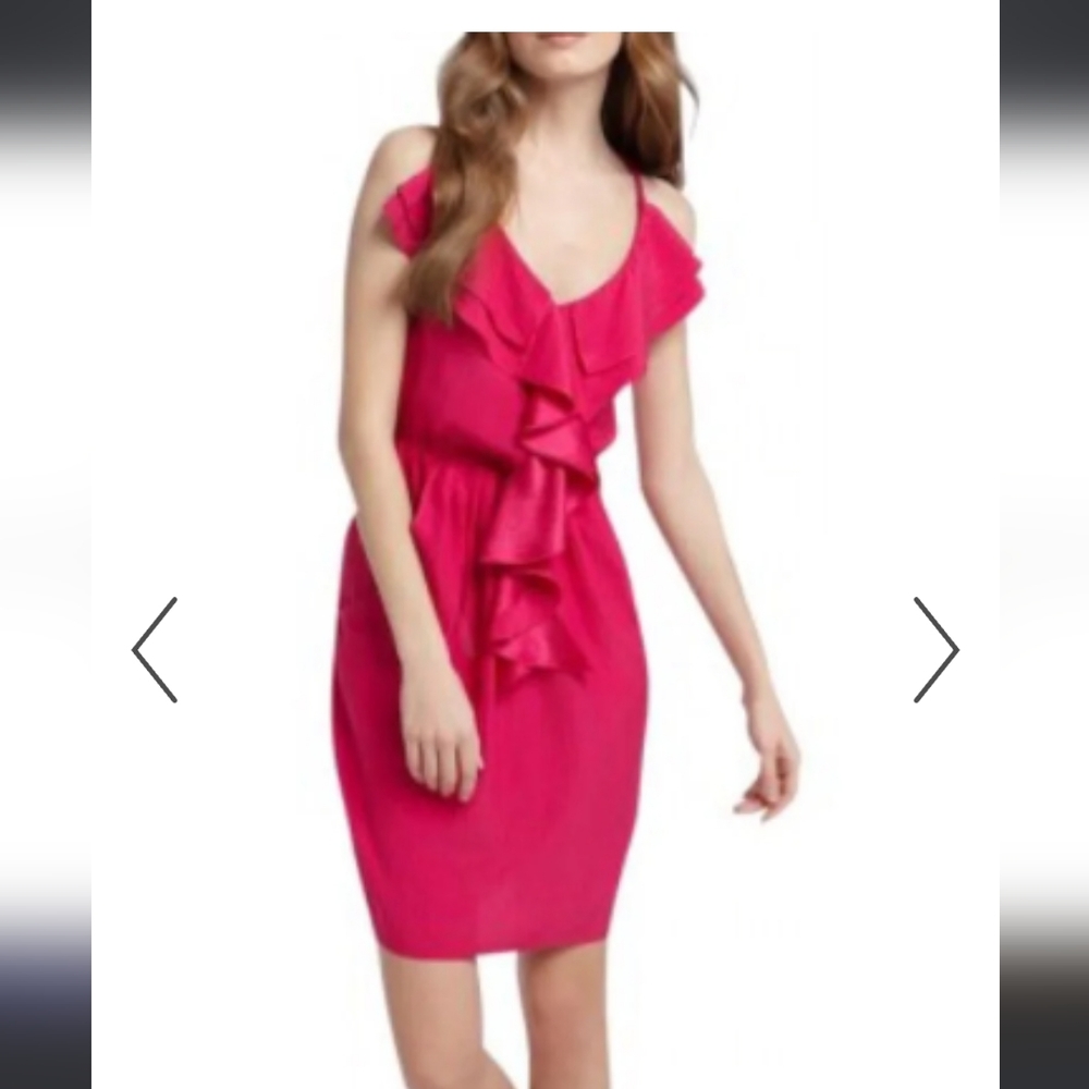 Rebecca Taylor repetil print silk dress